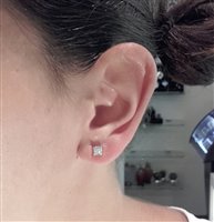 Ohrringe Comete Dame Storia Di Luce in Weißgold Diamante 0.20 Ct ORB867 - ORB867